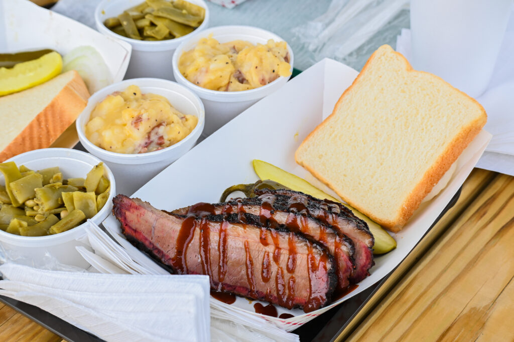 Amish Country Smoke House Brisket plate